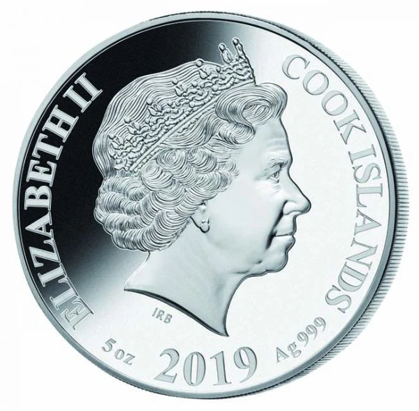 25 dolar Stříbrná mince Rok vepře 5 Oz s perlou