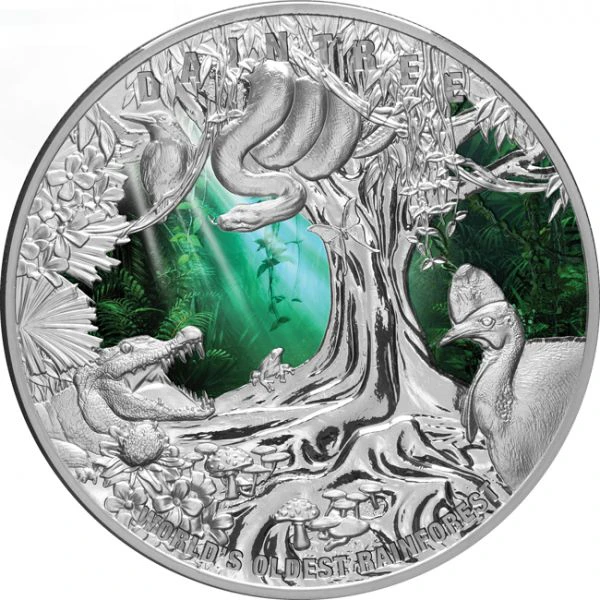 Deštný prales Daintree (série Beauty, Rich and Rare), 5 oz stříbra