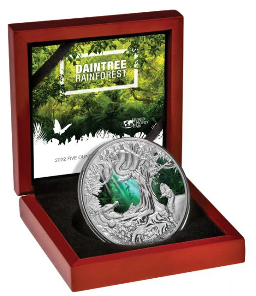 Deštný prales Daintree (série Beauty, Rich and Rare), 5 oz stříbra