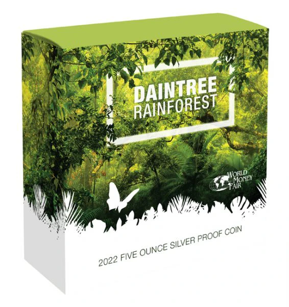 Deštný prales Daintree (série Beauty, Rich and Rare), 5 oz stříbra