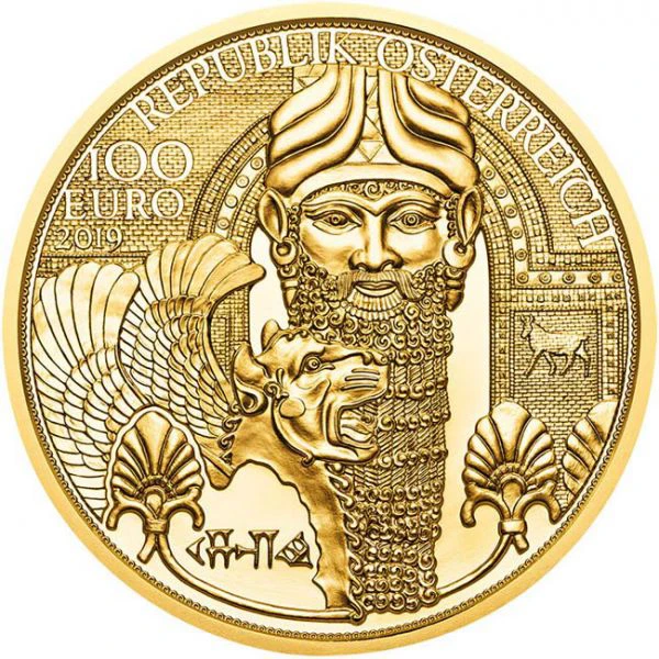 100 Euro Zlatá mince Zlato z Mesopotamie PP