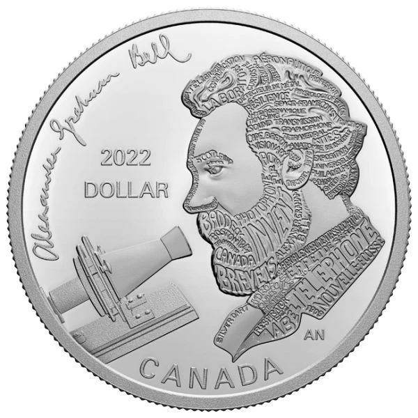 Alexander Graham Bell: Velký vynálezce - jemný stříbrný dolar