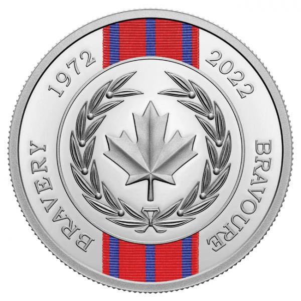 50. výročí medaile za statečnost - stříbrná / barevná