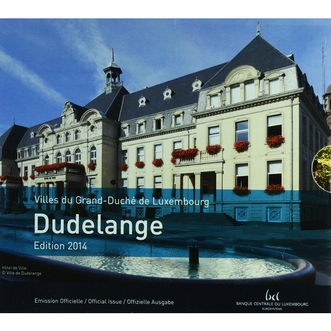 5,88 Euro CuNi kurz set Lucembursko: 2014 - Düdelingen UN