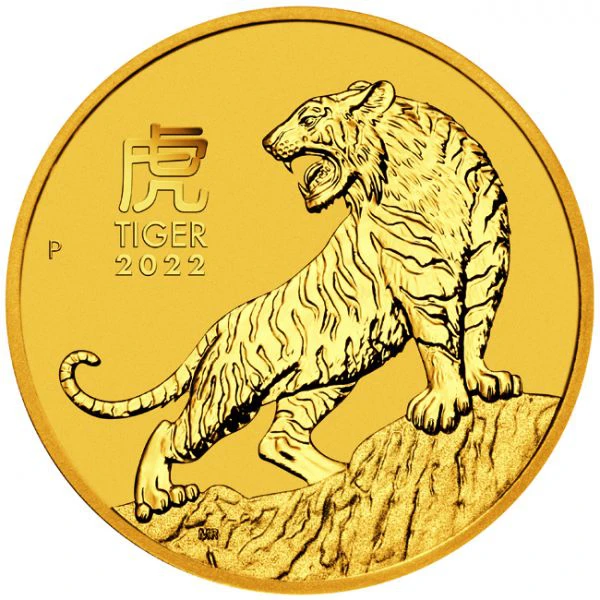 Gold Coin Year of the Tiger 1/20 Ounce 2022