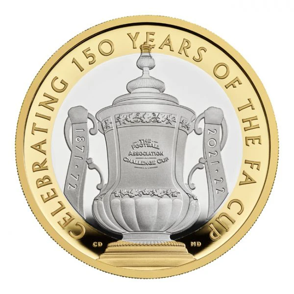 150 let  Anglického fotbalového poháru 2022, stříbrná mince