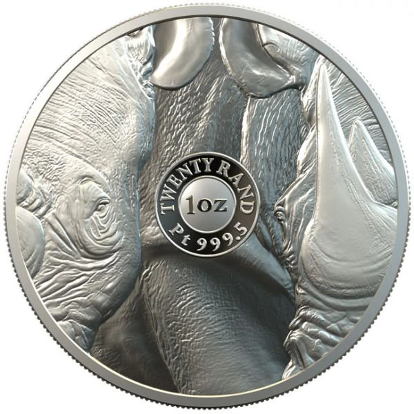 Big Five I - Nosorožec 2020, 1 oz platiny