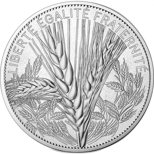 Pšenice, stříbrná mince