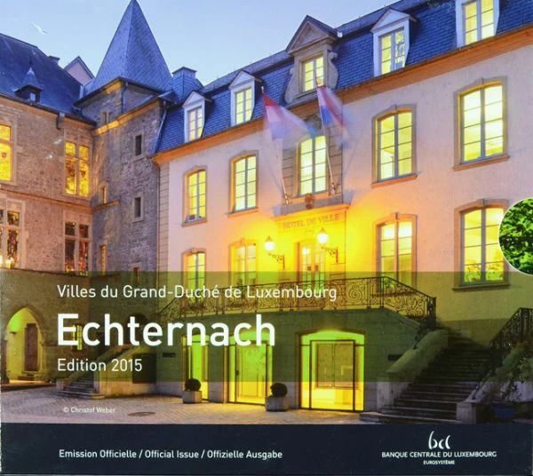 5,88 Euro CuNi kurz set Lucembursko 2015 - Echternach UN
