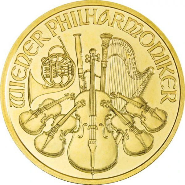 Vídeňští filharmonici 1 unce zlata 1999
