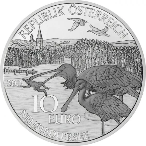 10 Euro Stříbrná mince Burgenland PP