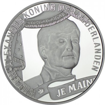 Stříbrná mince Král Willem Alexander PP