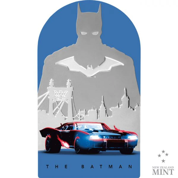 The Batman - Batmobile 2022 1 oz Silver