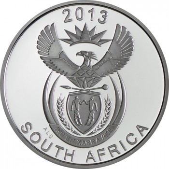 0,10 rand Stříbrná mince Isimangaliso MPA - Latimérie podivná PP