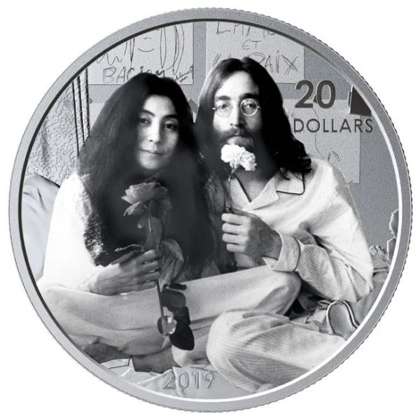 20 dolar Stříbrná mince Dejte šanci míru PP
