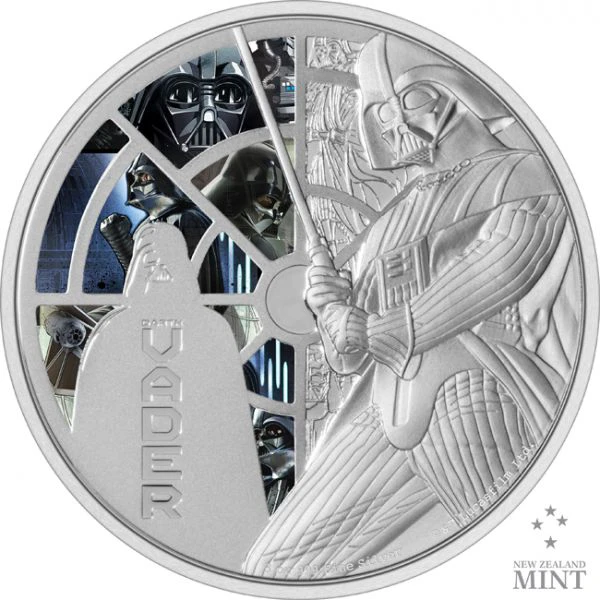 Darth Vader 3 unce stříbra