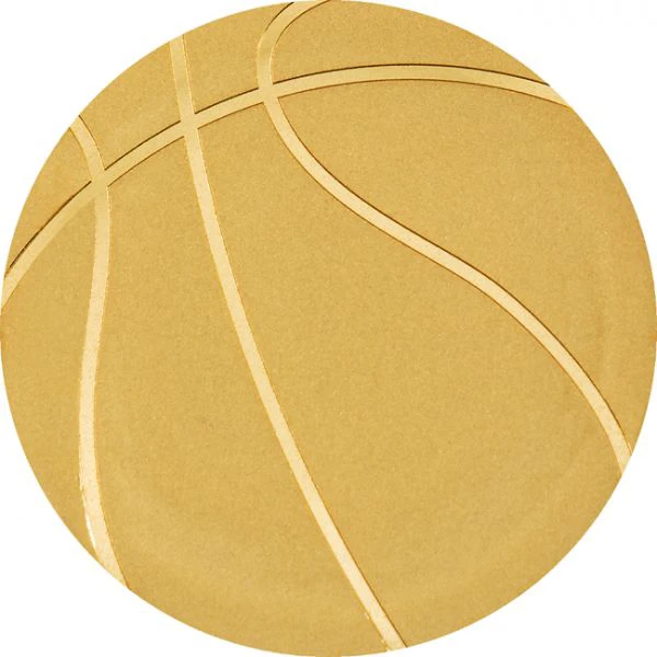 Basketbalový míč zlato