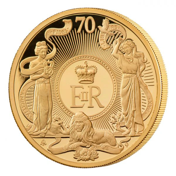 Platinové jubileum - královna Alžběta II 1 unce zlata
