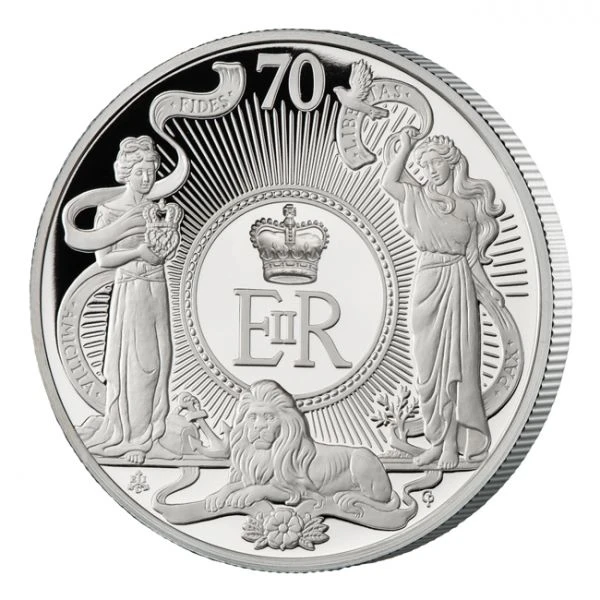Platinové jubileum - královna Alžběta II 1 unce stříbra