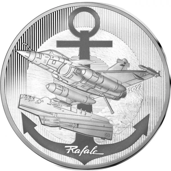 Rafale 10 Euro stříbro
