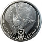 Big Five - Nosorožec 2020, 2 oz stříbra