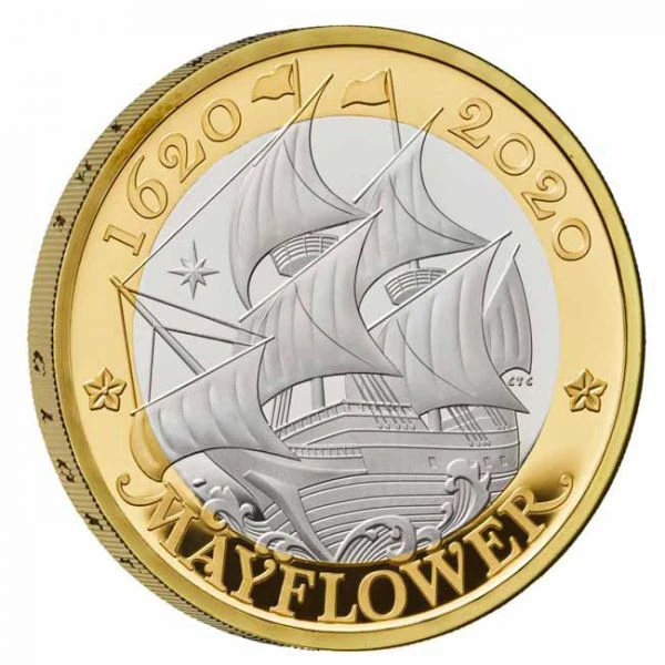 Mayflower loď, 12 g stříbra
