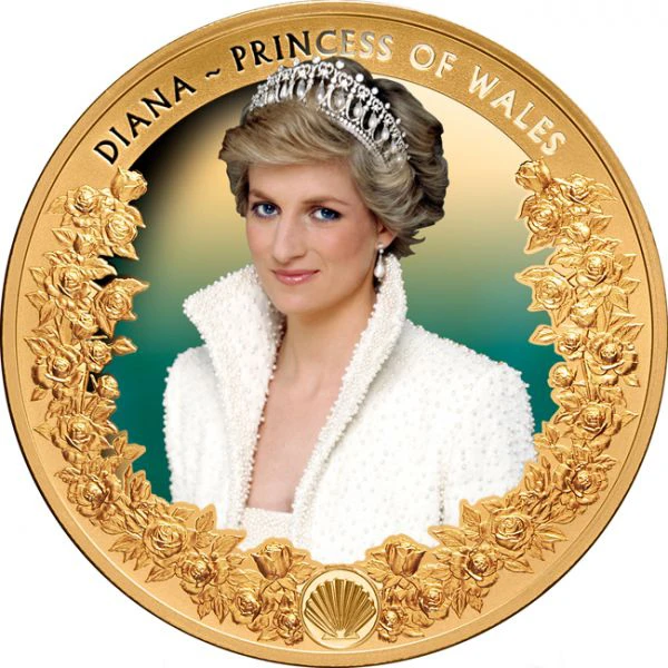 Diana -Královna srdcí 1 oz zlata