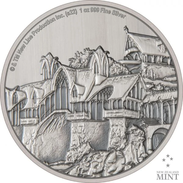 Rivendell 1 uncová stříbrná mince