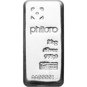 Stříbrný slitek Philoro 1000 g 