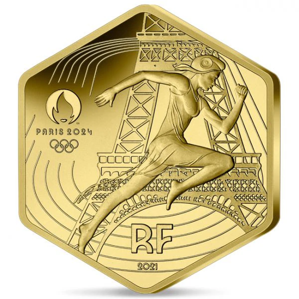 Marianne Gold - šestihranná mince