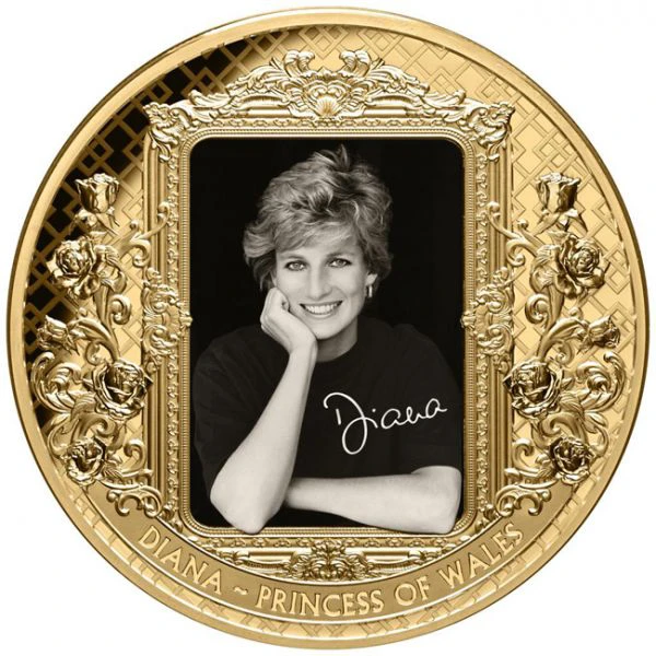 Diana - Královna srdcí 5 uncí zlata
