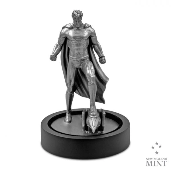 Superman miniatura - Série 2 stříbro