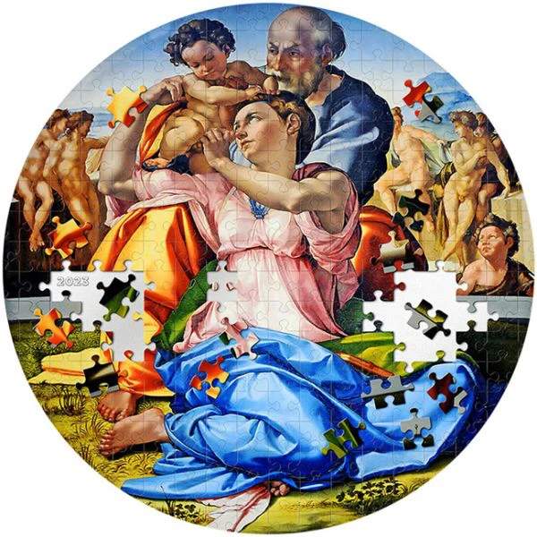 Michelangelo - Tondo Doni stříbrná mince