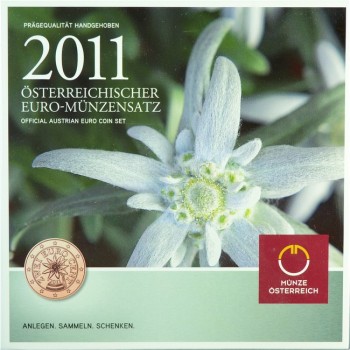 3.88 Euro CuNi Sada mincí Rakousko: 2011 PN