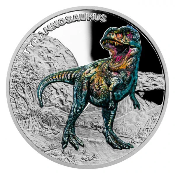 Tyrannosaurus 1 unce stříbra