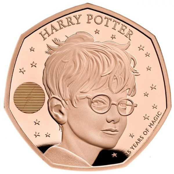 Zlatý Harry Potter 50 pencí