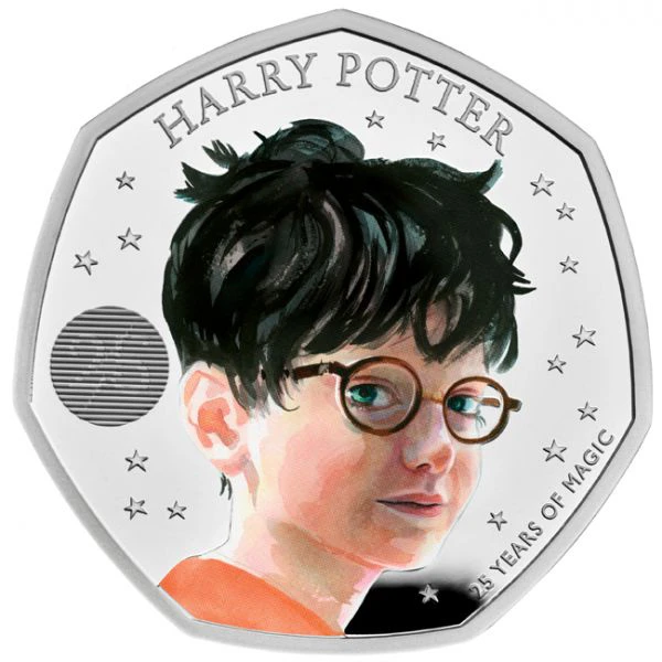 Harry Potter 50 pencí, stříbrná mince