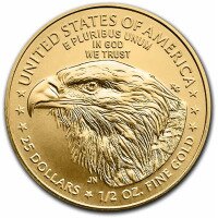 Zlatá mince  American Eagle 2023 - 1/2 oz