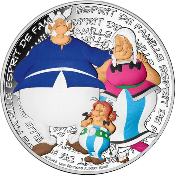 Asterix 50 EUR Stříbrná rodina