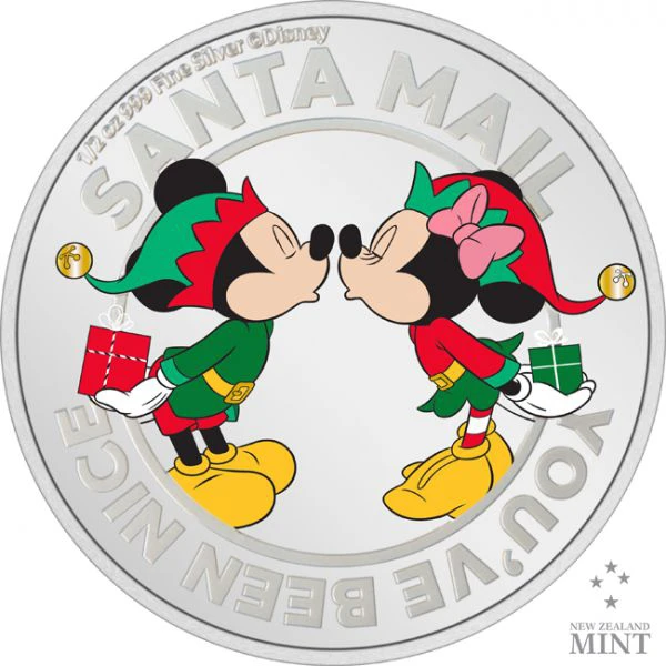 Disney vánoční přání 1/2 unce stříbra