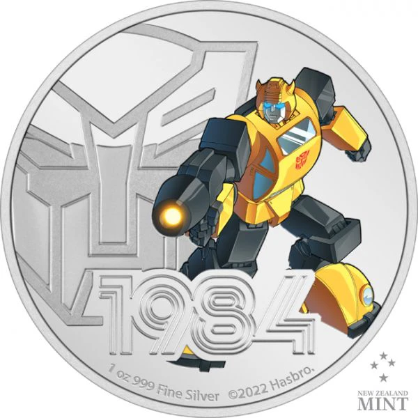 Transformers - Bumblebee, 1 oz stříbra 