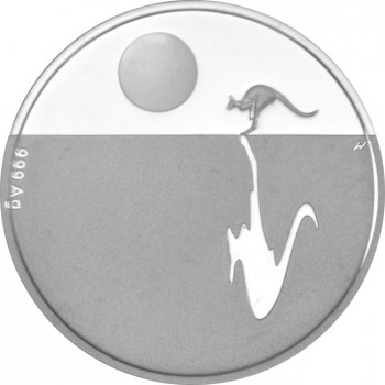 1 dolar Stříbrná mince Klokan při západu slunce PP (2013)