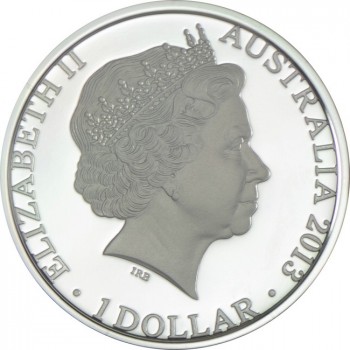 1 dolar Stříbrná mince Klokan při západu slunce PP (2013)
