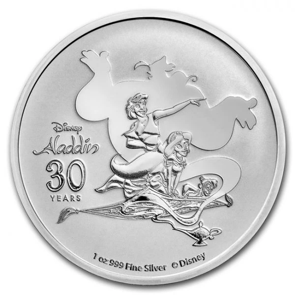 30 let Disney Aladin 1 unce stříbra