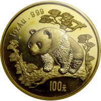 Zlatá mince Panda 1 Oz - 1997