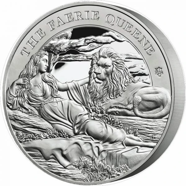 The Faerie Queene - Una a lev, 1 kg stříbra