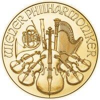 Zlatá mince Vídeňští filharmonici 2023 - 1/25 oz