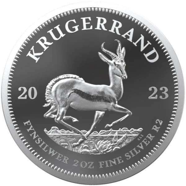 Stříbrná mince Krugerrand 2 unce proof 2023