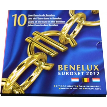 11,64 Euro Sada CuNi mincí Benelux 2012 - 10 roků Euro