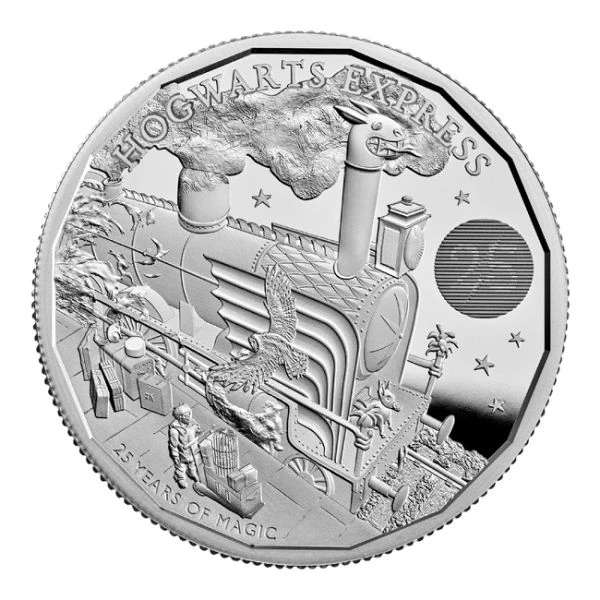 Hogwarts Express 2 unce stříbra